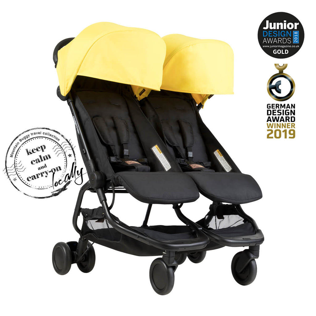 nano duo™ the Perfect Urban Double Stroller for the City | Mountain 