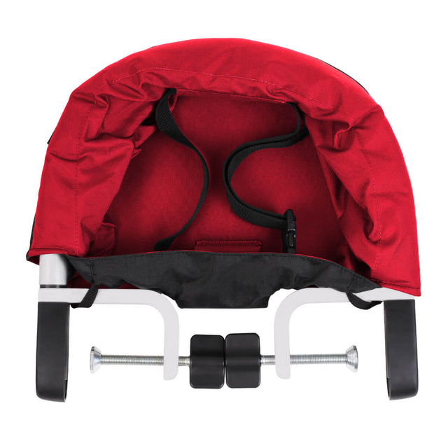 mountain buggy pod portable high chair compact folding into take away bag_chilli