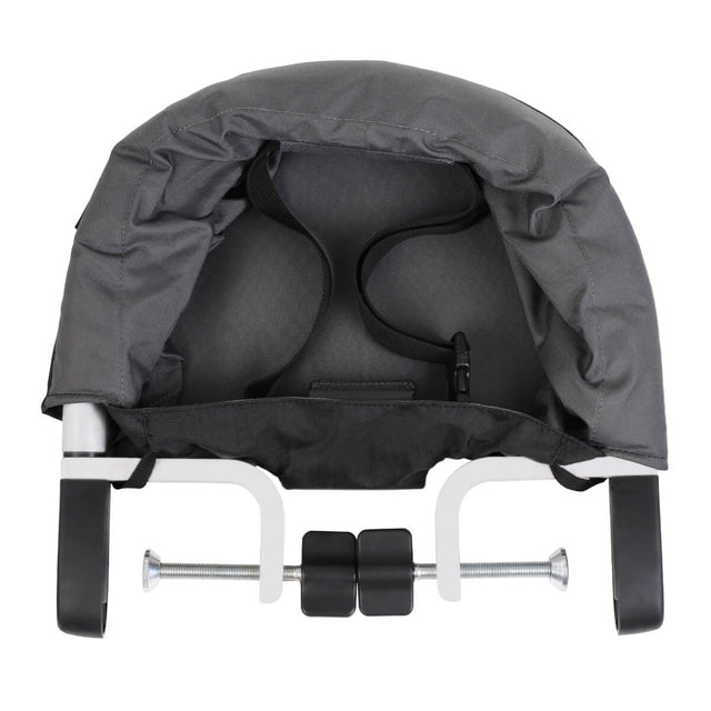 mountain buggy pod portable high chair compact folding into take away bag_flint