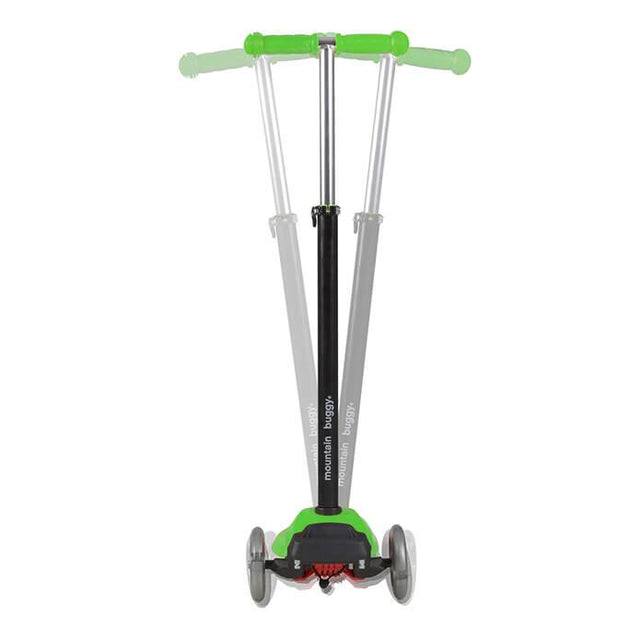 mountain buggy freerider scooter in lime green colour turns with ease_lime