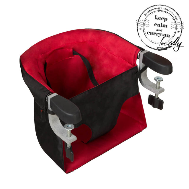 mountain buggy pod portable high chair in chilli red colour_chilli