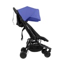 Mountain Buggy nano duo double lightweight buggy side view in colour nautical blue_nautical blue
