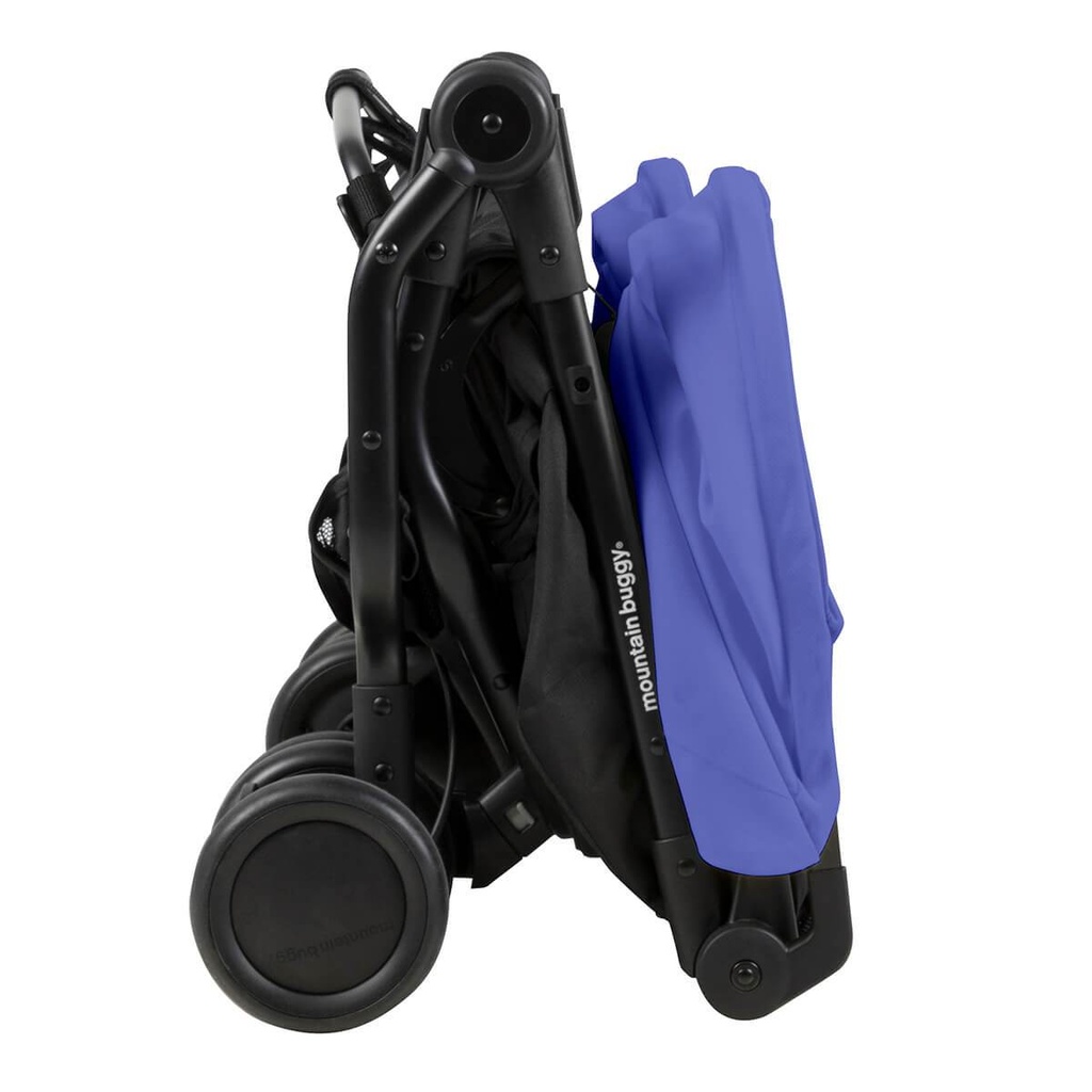 Mountain Buggy nano duo double lightweight buggy compact fold in colour nautical blue_nautical blue