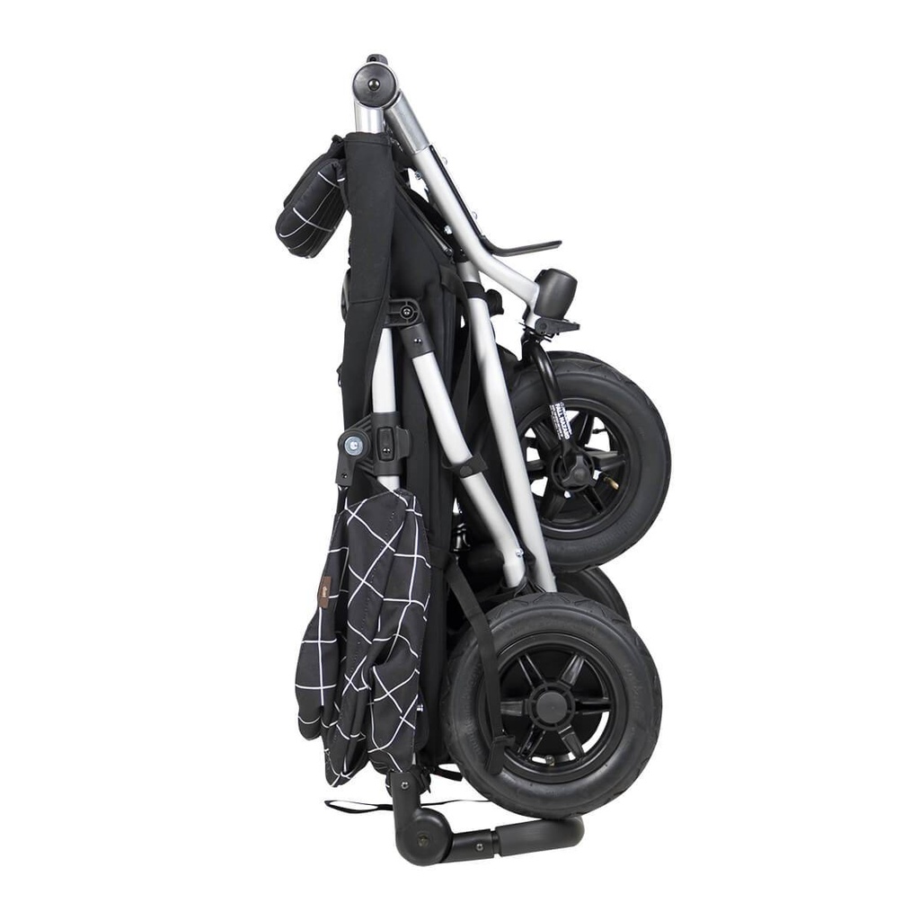 Mountain Buggy duet double buggy compact stand fold in colour grid_grid