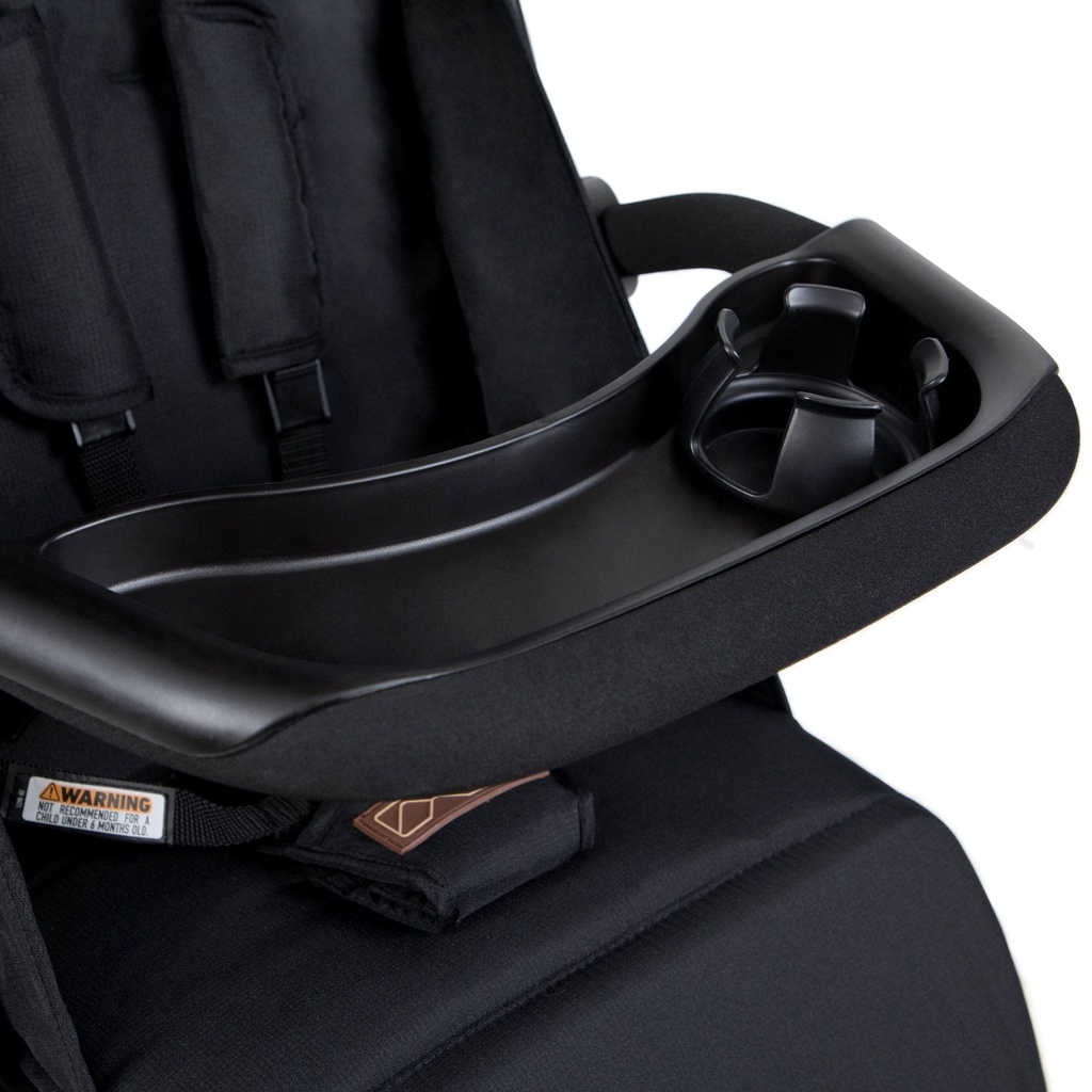 Mountain Buggy nano close up of food tray _black