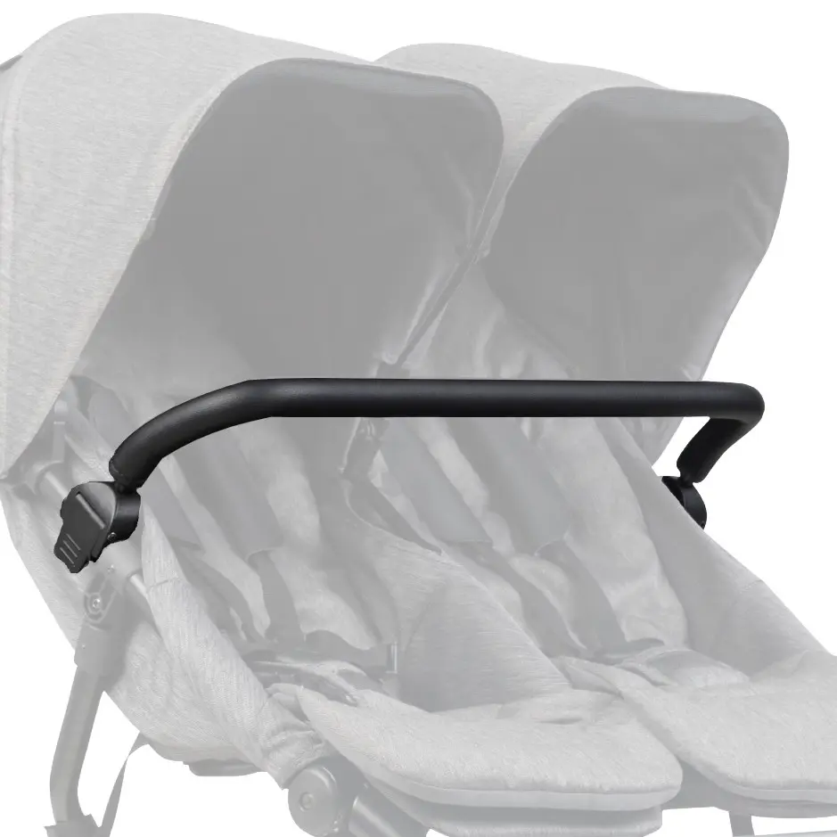 bumper bar for duet™ luxury herringbone (black leather)